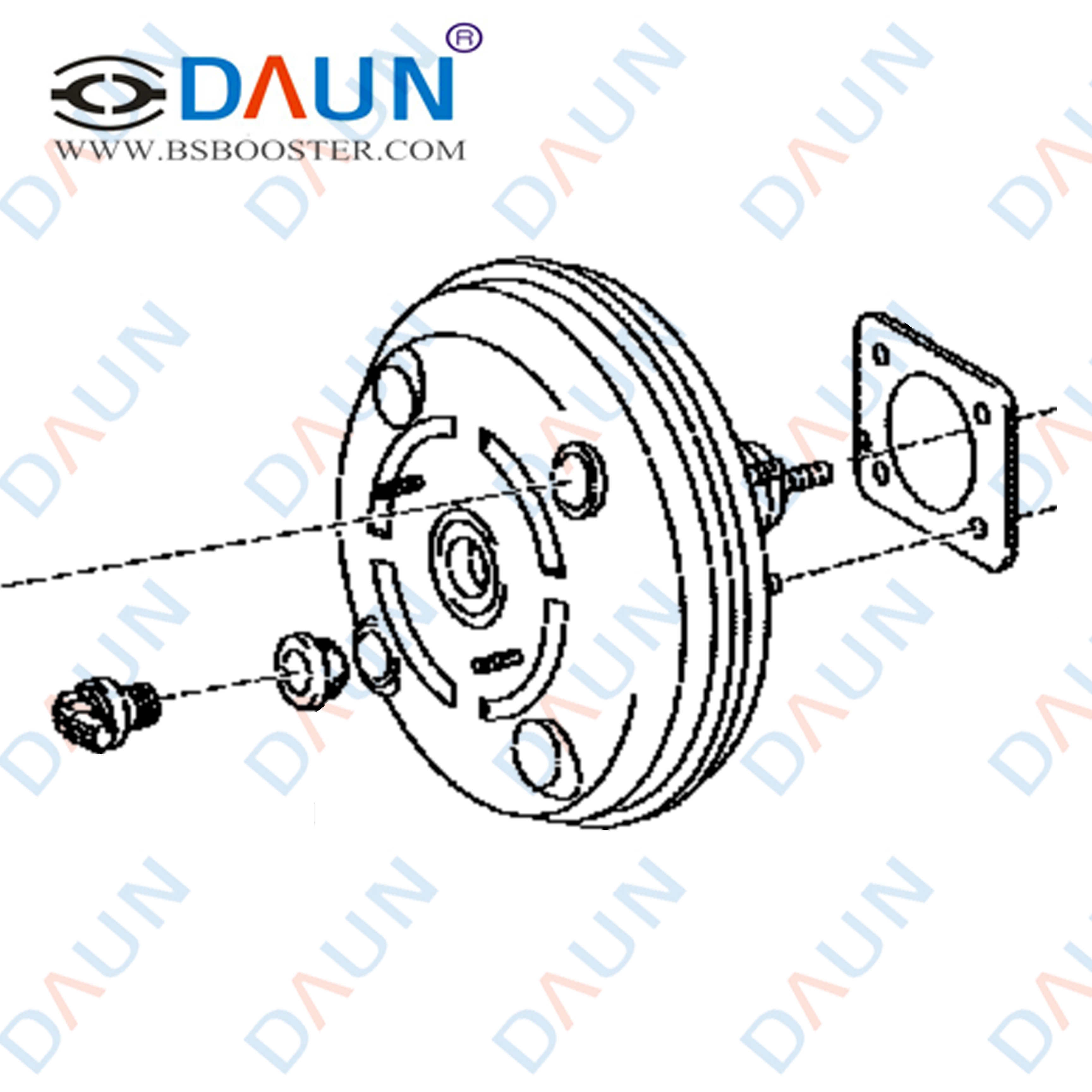 BRAKE BOOSTER FOR TOYOTA NOAH/VOXY 2007- RHD 44610-28B30 47220-28320