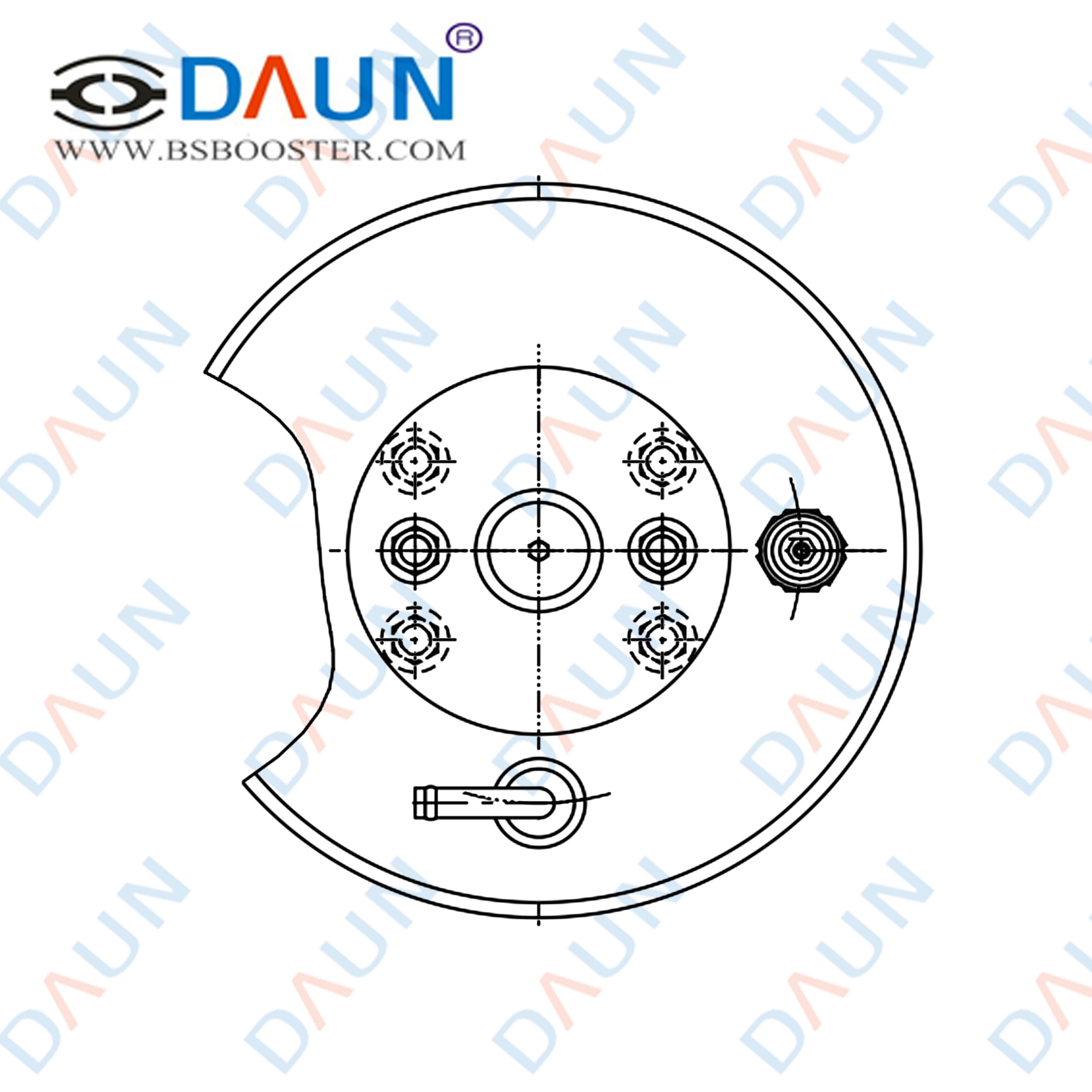 BRAKE BOOSTER FOR MITSUBISHI PAJERO 1982 LHD MB534870 MB534871